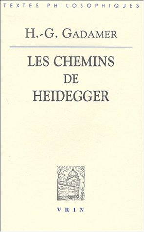 Book cover for Les Chemins de Heidegger