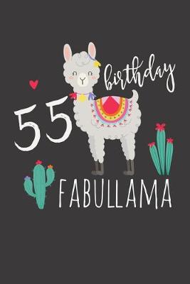 Book cover for 55 Birthday Fabullama