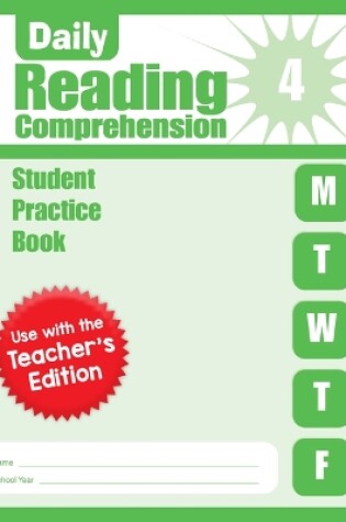 Cover of Daily Reading Comprehension, Grade 4 Student Edition Workbook