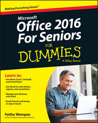 Book cover for Office 2016 For Seniors For Dummies