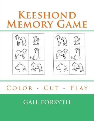 Book cover for Keeshond Memory Game