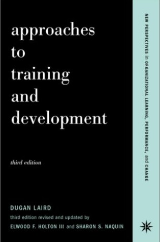 Cover of Approaches To Training And Development