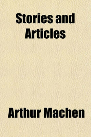 Cover of Stories and Articles Volume 1