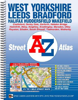 Cover of West Yorkshire A-Z Street Atlas