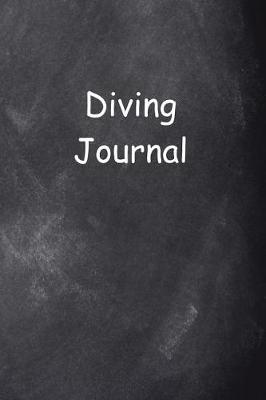 Book cover for Diving Journal Chalkboard Design