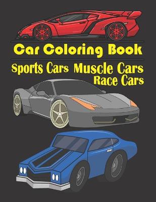 Book cover for Car Coloring Book