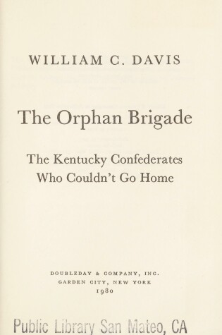 Cover of The Orphan Brigade
