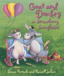 Book cover for Goat and Donkey and the Strawberry Glasses