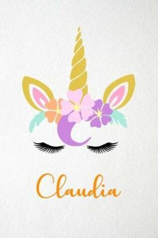 Cover of Claudia A5 Lined Notebook 110 Pages