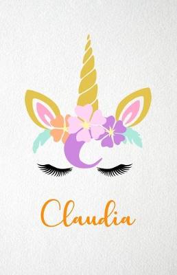 Book cover for Claudia A5 Lined Notebook 110 Pages