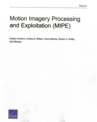 Book cover for Motion Imagery Processing and Exploitation (Mipe)