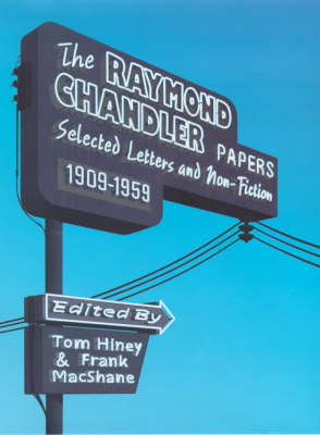 Book cover for The Raymond Chandler Papers