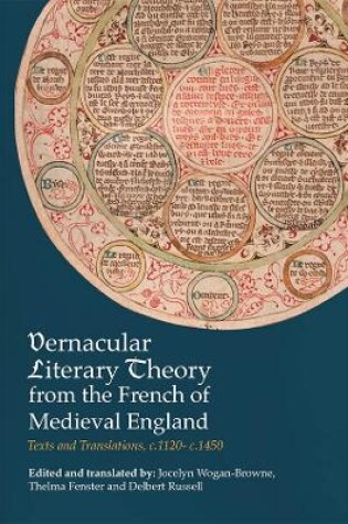 Cover of Vernacular Literary Theory from the French of Medieval England