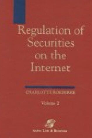 Cover of Regulation of Securities on LL