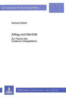 Book cover for Alltag Und Identitaet
