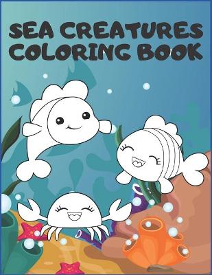 Book cover for Sea Creatures Coloring Book