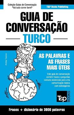 Book cover for Guia de Conversacao Portugues-Turco e vocabulario tematico 3000 palavras