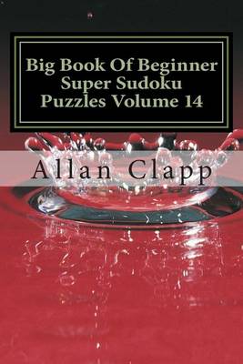 Book cover for Big Book of Beginner Super Sudoku Puzzles Volume 14