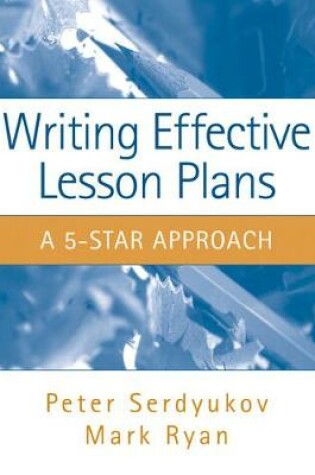 Cover of Writing Effective Lesson Plans
