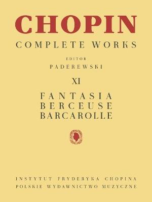 Cover of Fantasia, Berceuse, Barcarolle