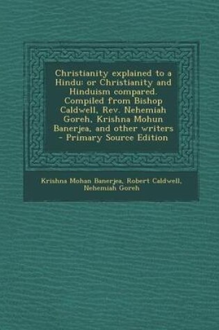 Cover of Christianity Explained to a Hindu