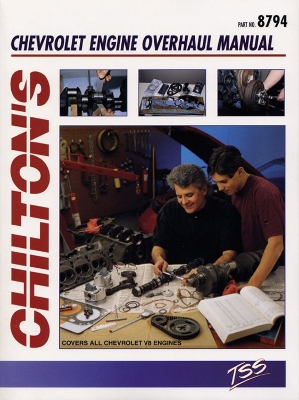 Book cover for Chevrolet V8 Engine Overhaul Manual (Chilton)