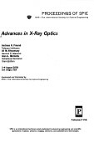 Cover of Advances in X-ray Optics