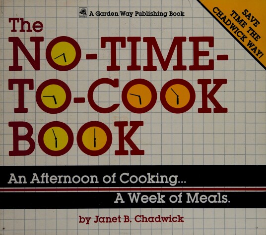 Book cover for No-time-to-cook Book