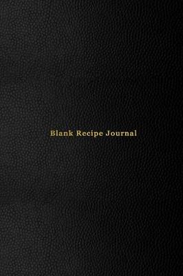 Book cover for Blank Recipe Journal