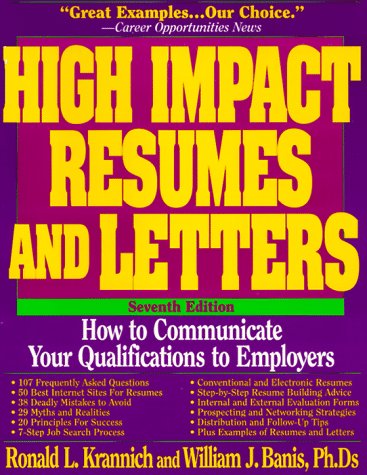 Book cover for High Impact Resumes and Letters