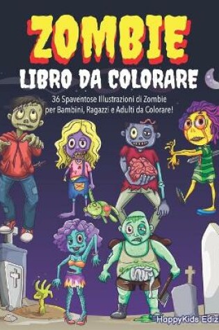 Cover of Zombie Libro da Colorare