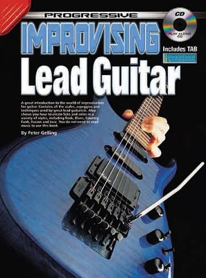 Book cover for Progressive Improvising Lead Guitar