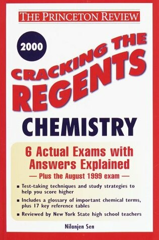 Cover of The Princeton Review Cracking the Regents Chemistry