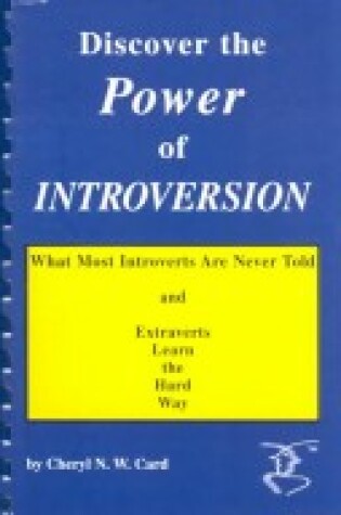 Cover of Discover the Power of Introversion