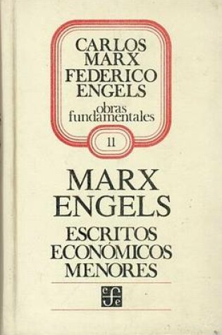 Cover of Escritos Economicos Menores