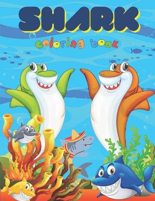 Book cover for Shark Coloring Book