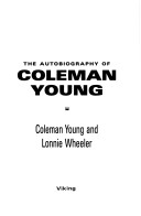 Book cover for Young & Wheeler : Autobiography of Coleman Young