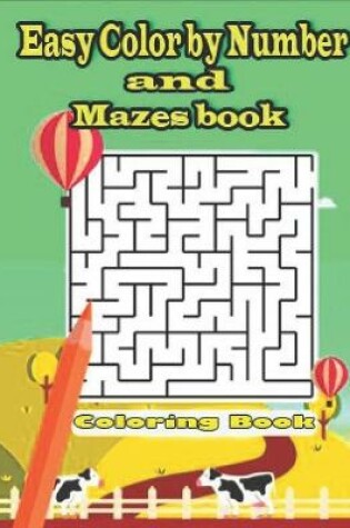 Cover of Color by Number and Mazes book