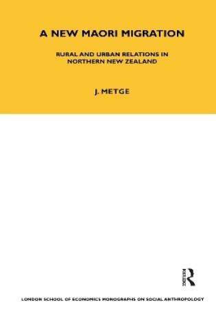 Cover of A New Maori Migration