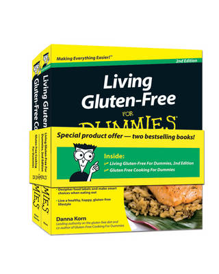 Book cover for Living Gluten-free For Dummies, 2nd Edition & Gluten-free Cooking For Dummies Book Bundle