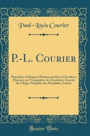 Cover of P.-L. Courier