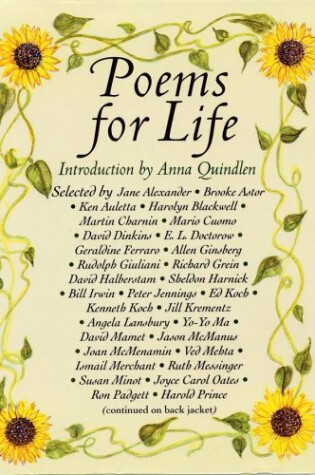 Cover of Poems for Life