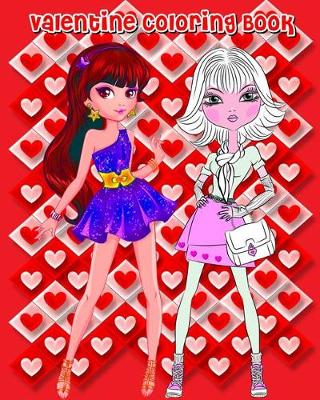 Book cover for Valentine Coloring Book