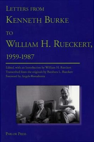 Cover of Letters from Kenneth Burke to William H. Rueckert