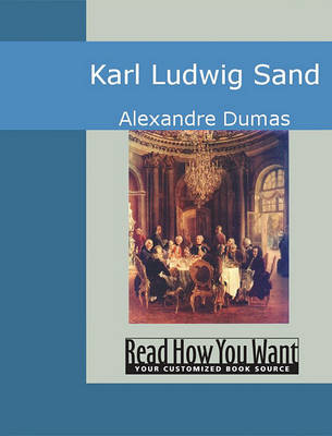 Book cover for Karl Ludwig Sand