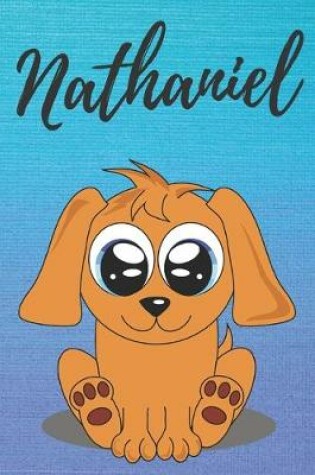 Cover of Nathaniel dog coloring book / notebook / journal / diary