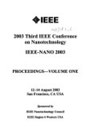 Cover of Conference on Nanotechnology (IEEE-NANO 2003)