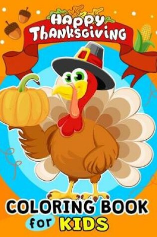 Cover of Thanksgiving Coloring Books for Kids