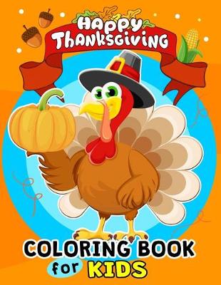 Book cover for Thanksgiving Coloring Books for Kids