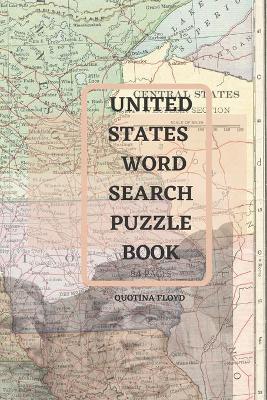 Book cover for United States Word Search Puzzle Book